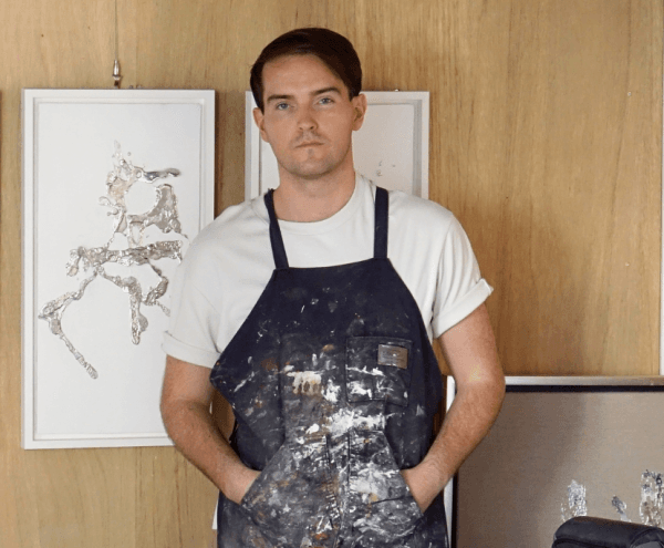 Self-taught artist Damian Boylan creates energy and motion
