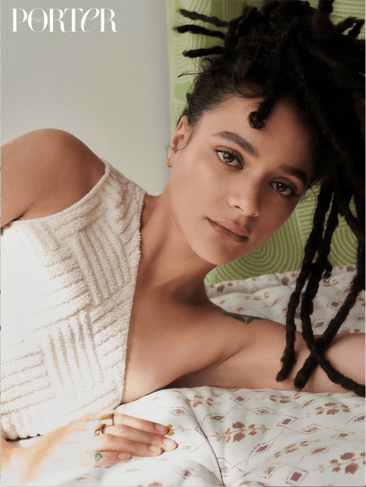 Sasha Lane opens up on motherhood and mental health with Net-a-Porter