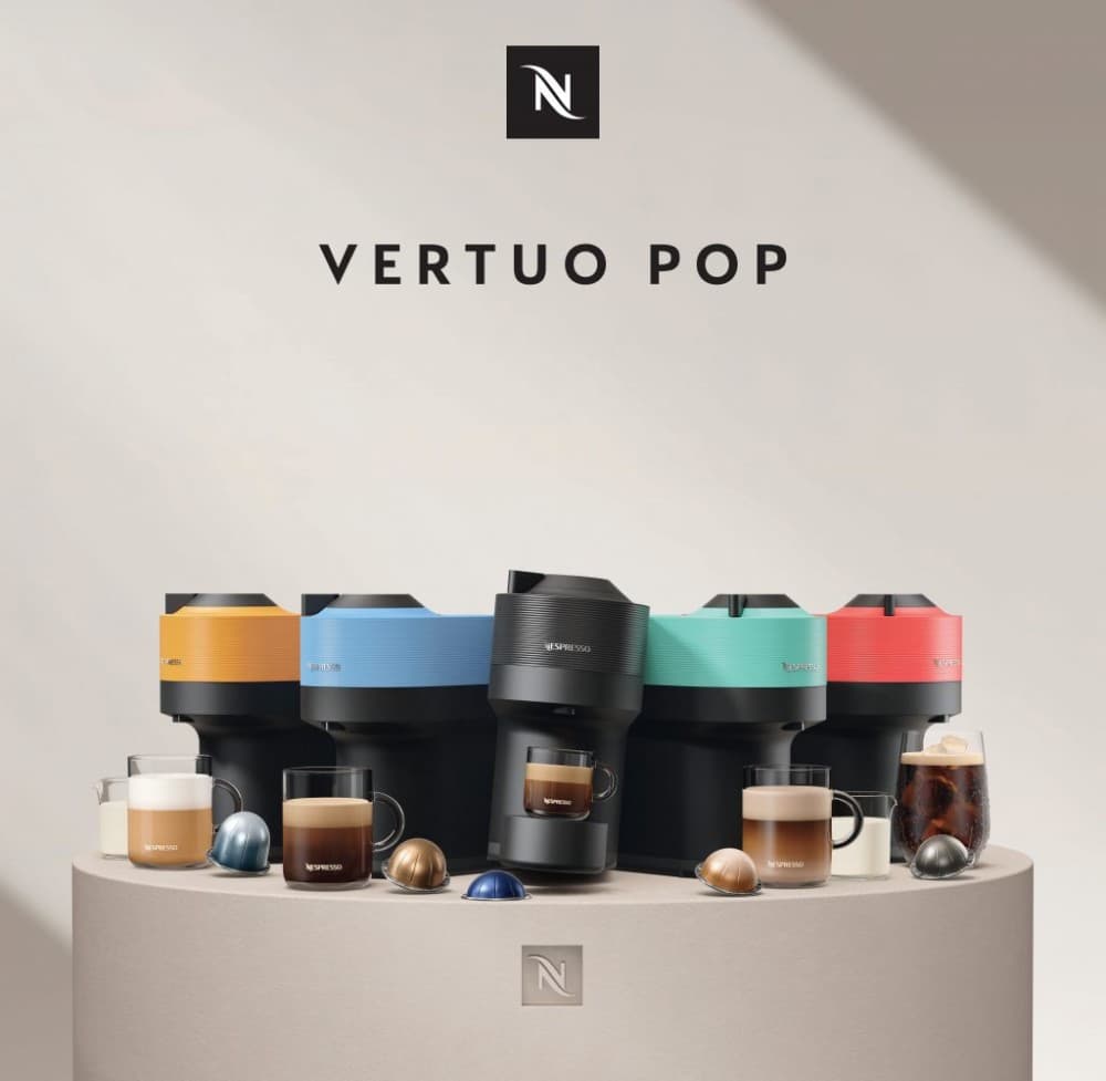 Nespresso: Vertuo Pop gives coffee making a pop of colour