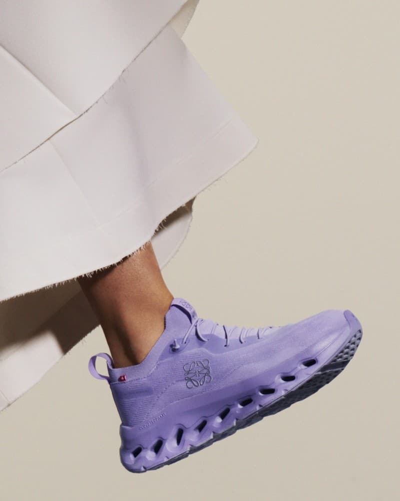 Loewe’s newest shoe collab with On: the Cloudtilt