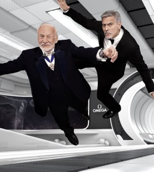 George Clooney and Buzz Aldrin Celebrate 60 Years of the Omega Speedmaster