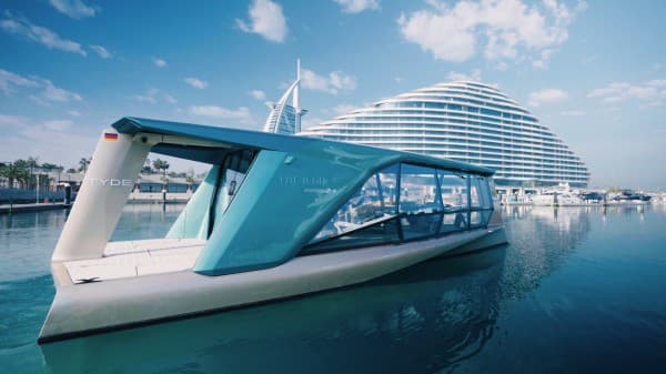 World’s first emissions-free yacht The Icon arrives at Madinat Jumeirah