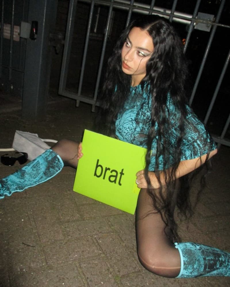 The brat summer trend led by Charli XCX