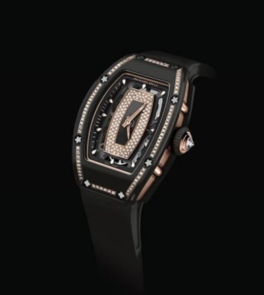 Richard Mille marries diamond and black ceramic in new ladies’ timepiece