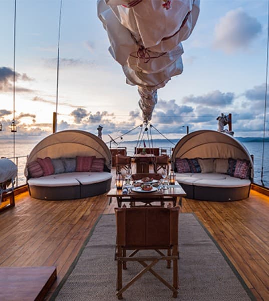 A luxury yacht for off-grid adventures