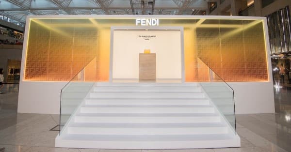 Fendi turns water into art