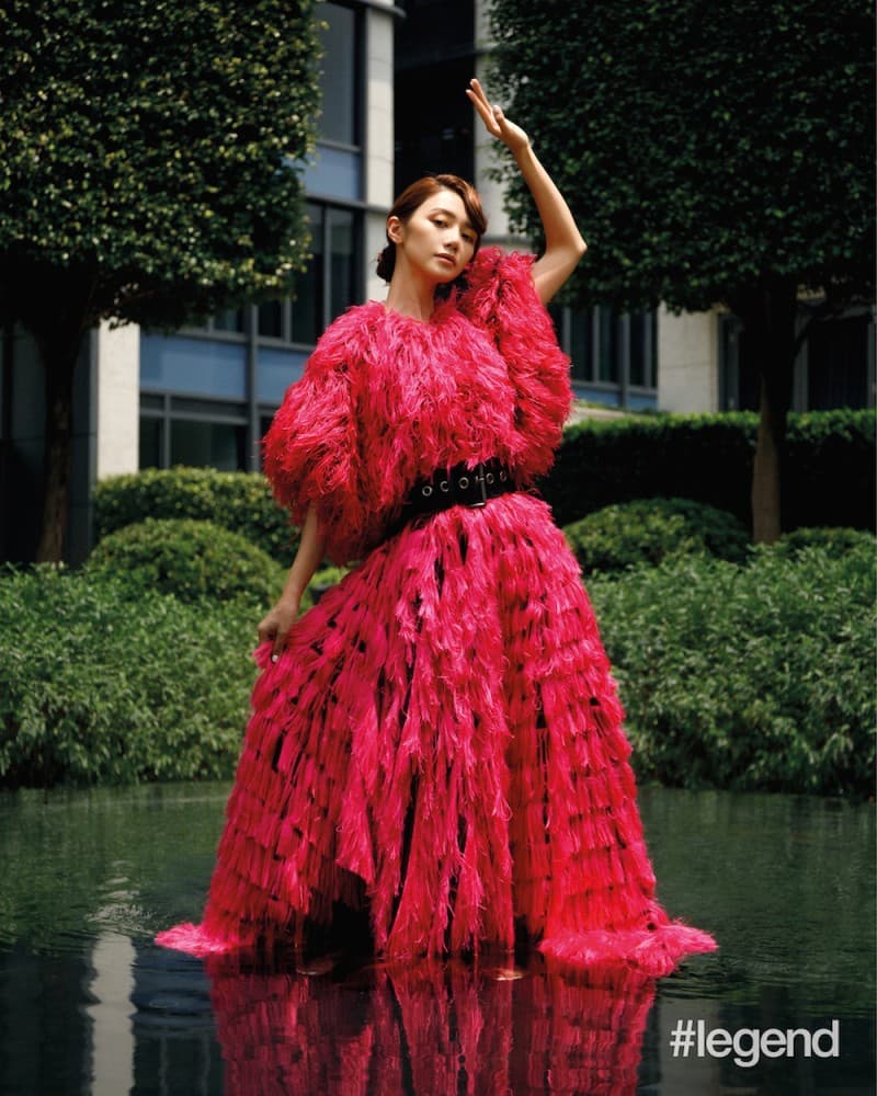 Fashion cover: Elva Ni walking on sunshine