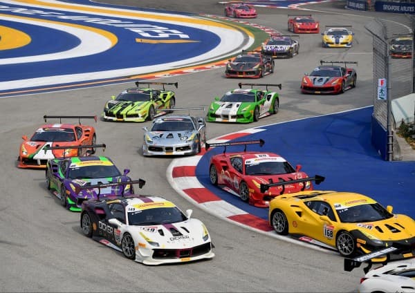 The Ferrari Challenge season’s final leg at the Singapore Grand Prix