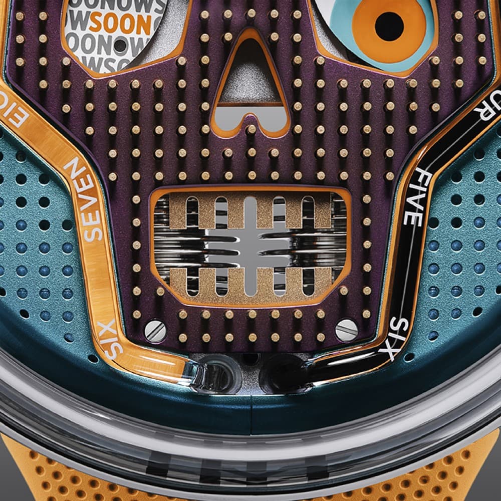 A watch that has pop art, science and tackles the profundity of passing time