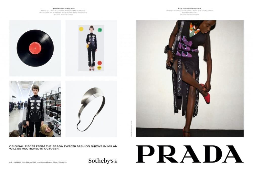 Prada partners with Sotheby’s for “Tools of Memory” auction