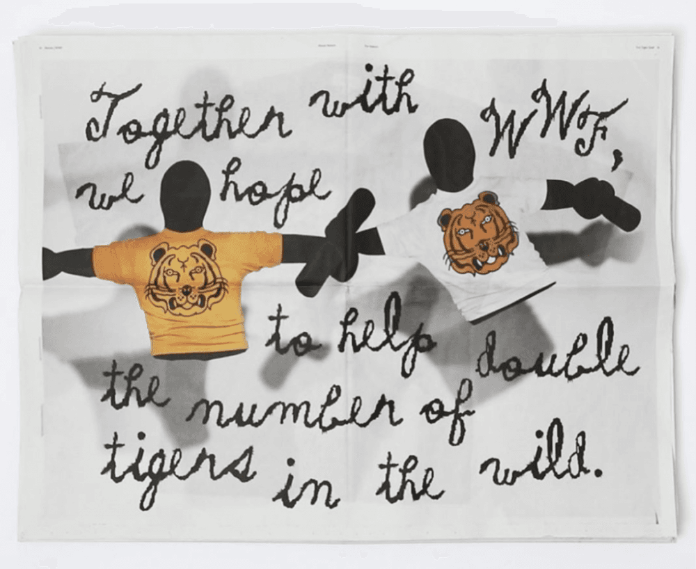 Kenzo x WWF join forces to double wild tiger population by 2022
