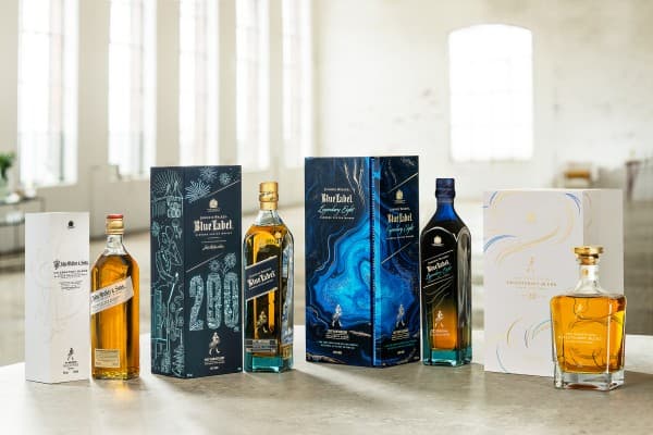 Johnnie Walker releases four limited-edition blends to celebrate its 200th anniversary