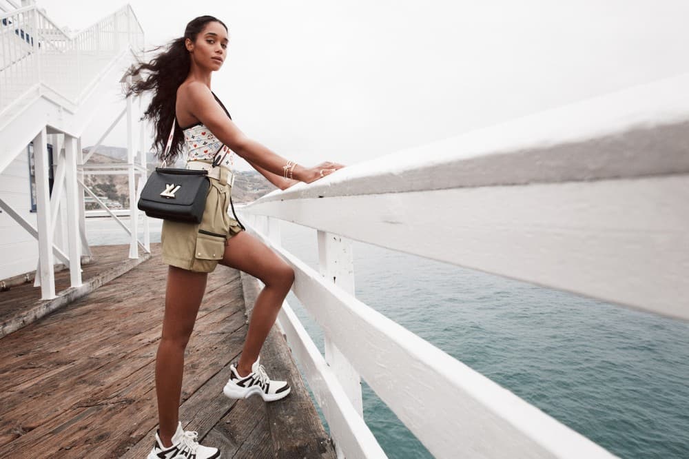 Laura Harrier does the ‘Twist’ for Louis Vuitton Spring 2021