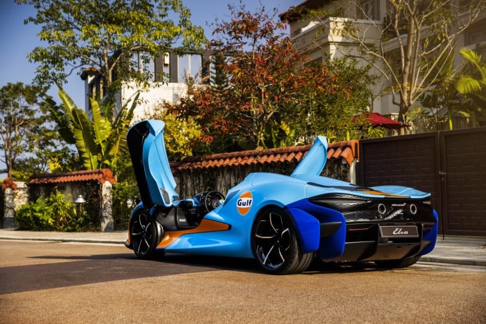McLaren Elva Gulf Theme by MSO debuts in Hong Kong