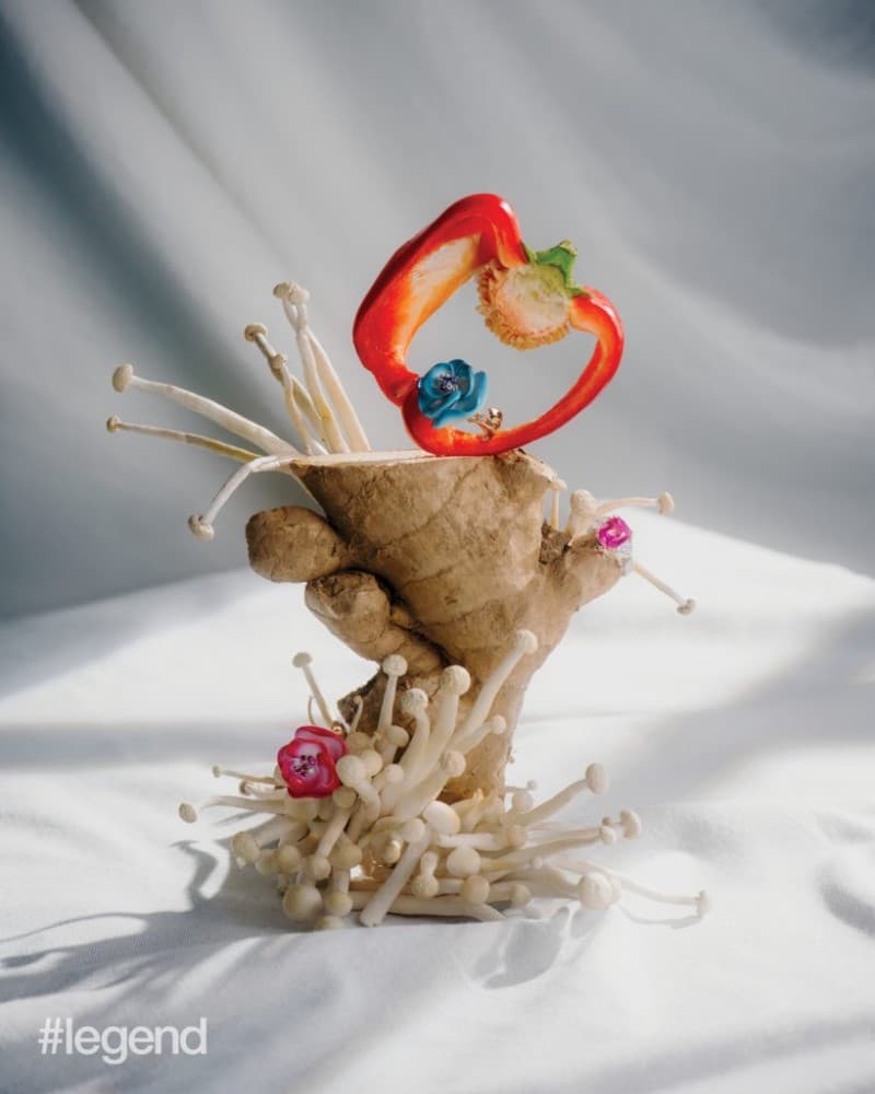 Jewellery shoot: Don’t play with your food