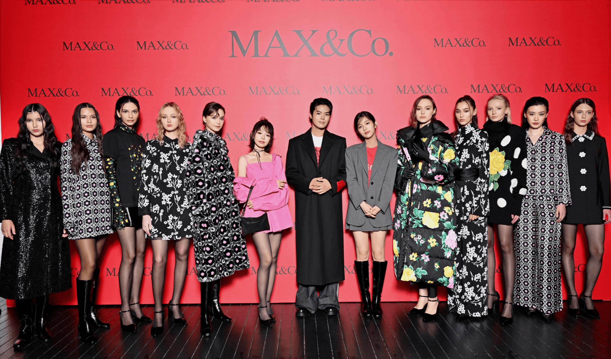 Ryeoun, Shin Eun-soo and Lin Min Chen joined MAX&Co. in its Fall/Winter 2024 show in Hong Kong