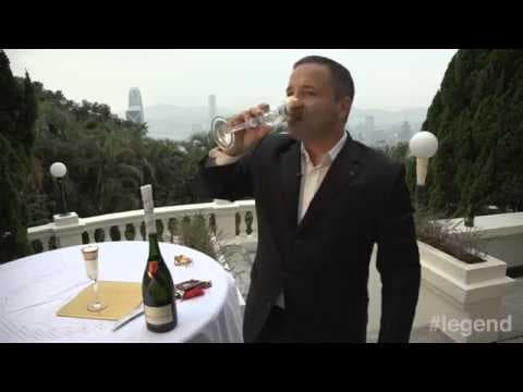 How to Sabre a Bottle of Champagne I #legend