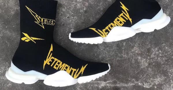 Preview: Vetements x Reebok F/W2019 sock sneakers